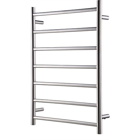 LeVivi 7 Bar 825mm Round Towel Warmer Stainless Steel