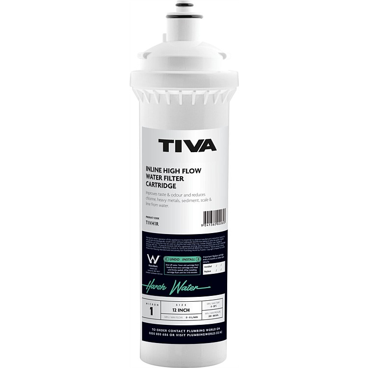 TIVA Inline High Flow Replacement Filter Cartridge for TIVH1 37,500 litre capacity TIVA Inline High Flow Replacement Filter Cartridge for TIVH1 37,500 litre capacity
